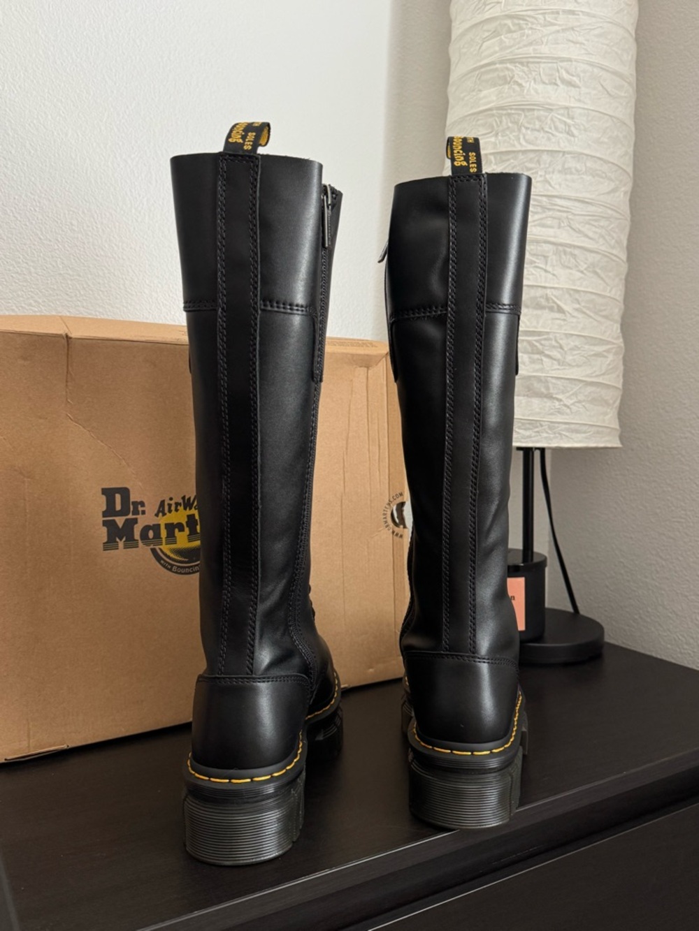 Dr. Martens Audrick 20-Eye Leather Knee High Platform Boots  NWB✨ - Picture 5 of 8